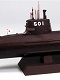 海上自衛隊潜水艦 SS-501 そうりゅう型 1/350 塗装済半完成品 JBM05