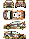フォード フィエスタ RS WRC 2015モンテカルロラリー カー no.21 1/24 デカールセット RD24/020