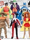 ワールドグレイテストヒーローズ/ DCコミックス クレスゲ スタイル レトロ 8インチ アクションフィギュア シリーズ3: 6種セット