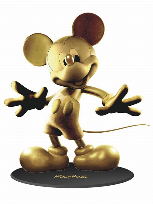 ディズニー/ ミッキーマウス アートフィギュア ゴールド スペシャルエディション DIS33317