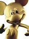 ディズニー/ ミッキーマウス アートフィギュア ゴールド スペシャルエディション DIS33317