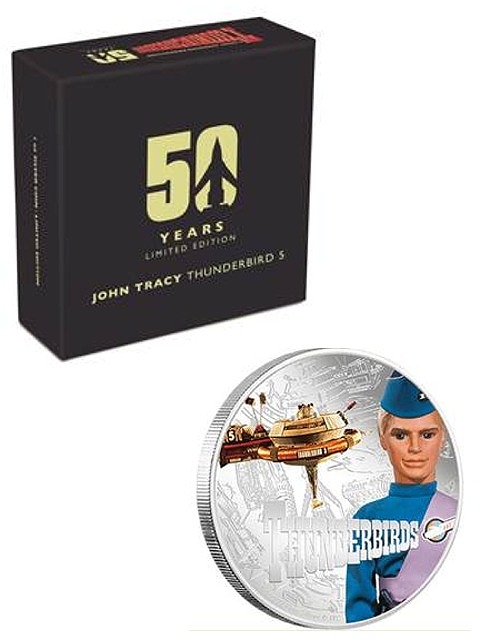 サンダーバード/ 50周年記念 サンダーバード5号 シルバーコイン