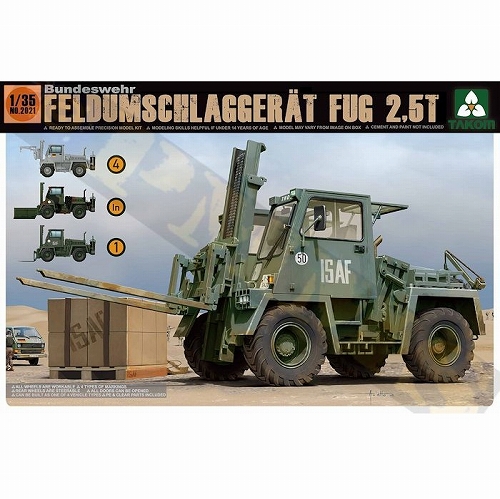 ドイツ連邦 軍用 重フォークリフト FUG 2.5t 1/35 プラモデルキット TKO2021