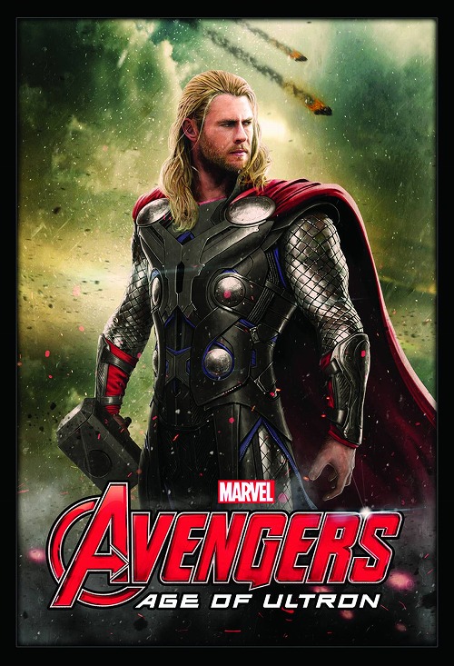 AVENGERS AGE OF ULTRON THOR FRAMED TEXTURED POSTER/ APR152347
