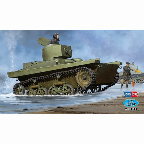 ファイティングヴィークルシリーズ/ ソビエト T-37A 水陸両用軽戦車 1/35 プラモデルキット 83819