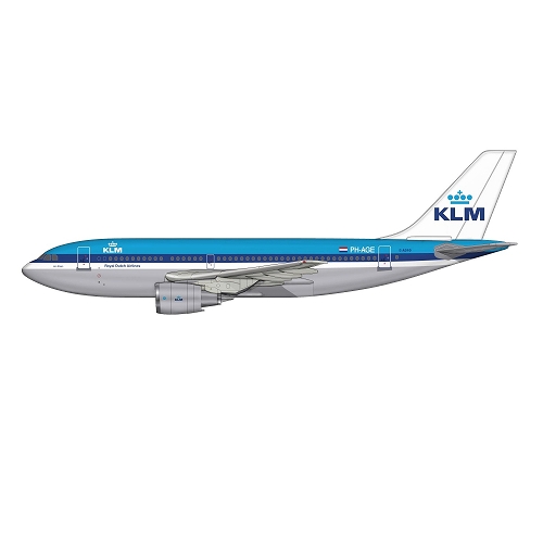 エアバスA310 KLMロイヤル・ダッチ航空 PH-AGE 1/200 HL6010 - イメージ画像