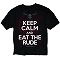 HANNIBAL KC EAT THE RUDE BLK T/S SM/ MAY152109
