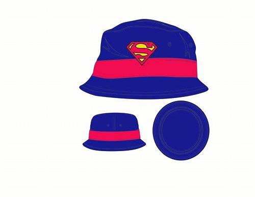 DC COMICS SUPERMAN BUCKET HAT M/L/ MAY152135 - イメージ画像