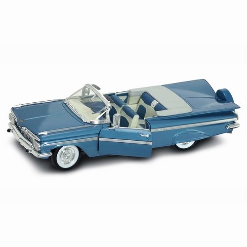1959 シボレー インパラ メタリックブルー 1/18 LUC92118BL/ ミニカー 