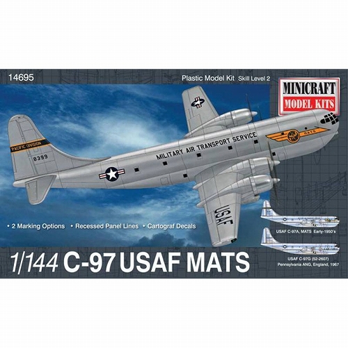 【再入荷】アメリカ空軍 C-97 MATS 1/144 プラモデルキット MC14695