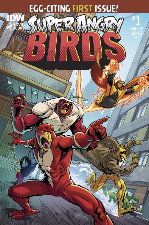 ANGRY BIRDS SUPER ANGRY BIRDS #1 (OF 4) SUBSCRIPTION VAR/ JUL150511