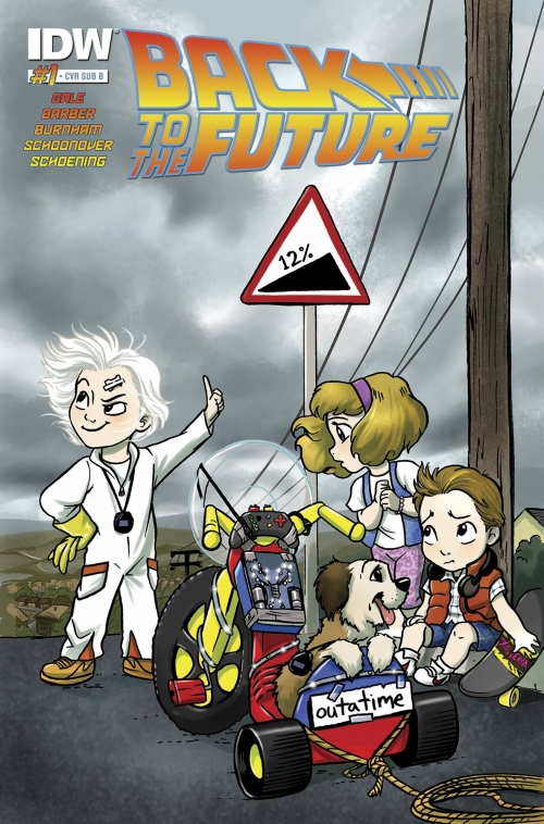 BACK TO THE FUTURE #1 (OF 4) SUB B CVR/ AUG150322