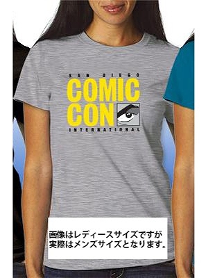 【SDCC2015 コミコン限定】SDCC コミコン 2015 オフィシャル ロゴ Tシャツ グレー US Sサイズ