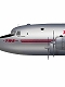ダグラス DC-4 トランス・ワールド航空 1/200  HL2024
