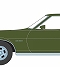 アルチザンコレクションシリーズ/ 1976 フォード グラントリノ ダークグリーンメタリック 1/18 19018