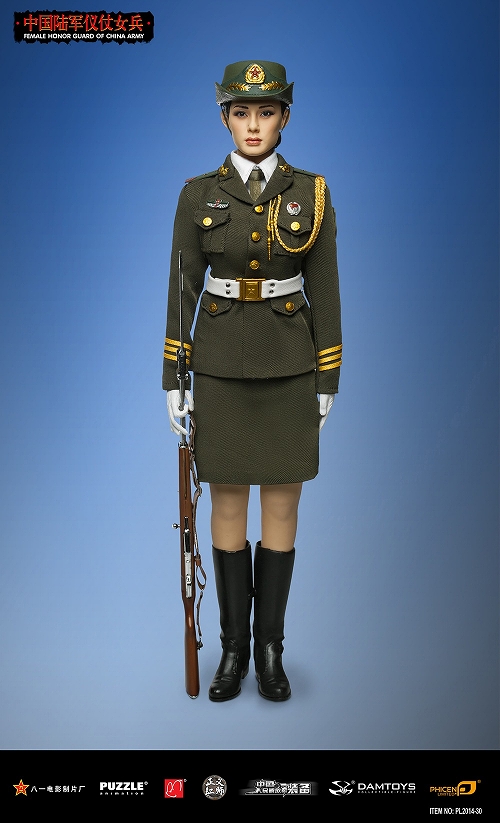【再生産】中国陸軍 儀仗 女性兵士 1/6 アクションフィギュア PL2014-30