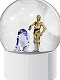 スターウォーズ/ ワイヤレス スノーグローブ スピーカー: R2-D2＆C-3PO