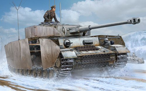 ドイツ軍 IV号戦車 J型 Pz.Beob.wg .砲兵観測車 1/16 プラモデルキット 00922