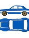 アルチザンコレクションシリーズ/ ワイルド・スピード EURO MISSION: 1974 フォード エスコート RS200 Mk1 ブルー with ホワイトストライプ 1/18 19022