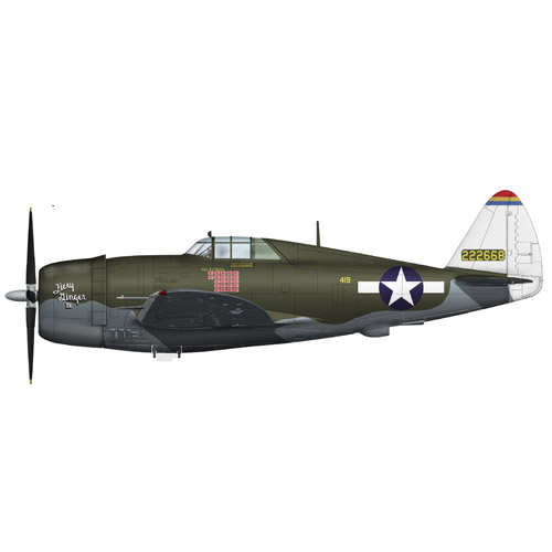 P-47D サンダーボルト ニール・カービィ大佐機 1/48 HA8452 
