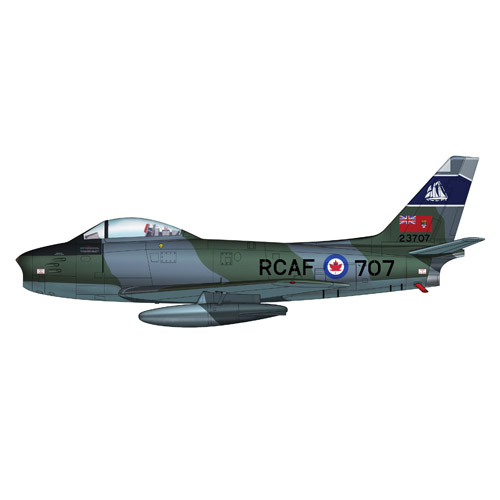 カナディア・セイバー Mk.6 カナダ空軍 第434飛行隊 1/72 HA4305