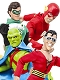 ワールドグレイテストヒーローズ/ DC スーパーパワーズ レトロ 8インチ アクションフィギュア シリーズ3: 4種セット