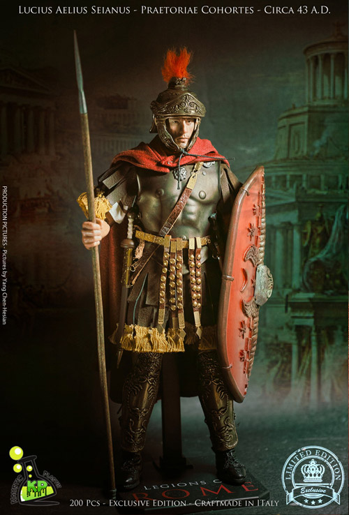 ローマ軍 親衛隊長官 ルキウス・アエリウス・セイヤヌス 1/6 アクションフィギュア KP0008DX - イメージ画像