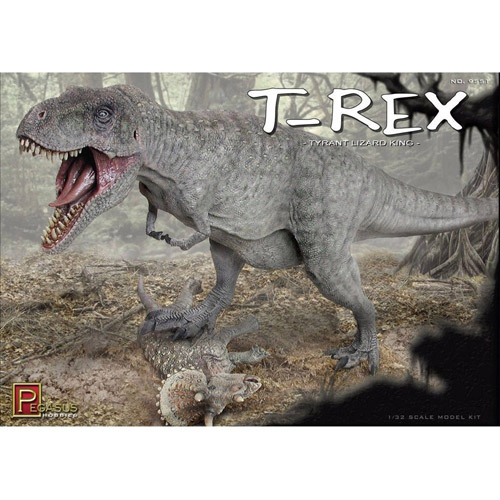 【再入荷】ティラノサウルスレックス T-REX 1/24 ソフビ製未塗装キット PH9551