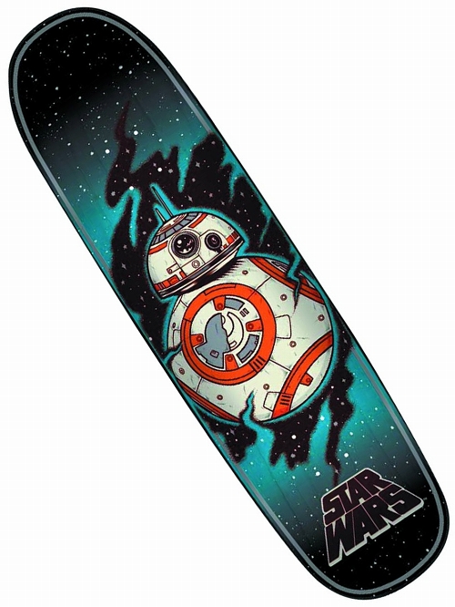 スターウォーズ フォースの覚醒/ BB-8 スケートボード デッキ - イメージ画像