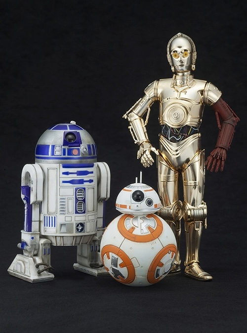 ARTFX+/ スターウォーズ フォースの覚醒:  R2-D2＆C-3PO with BB-8 1/10 PVCセット