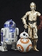 ARTFX+/ スターウォーズ フォースの覚醒:  R2-D2＆C-3PO with BB-8 1/10 PVCセット
