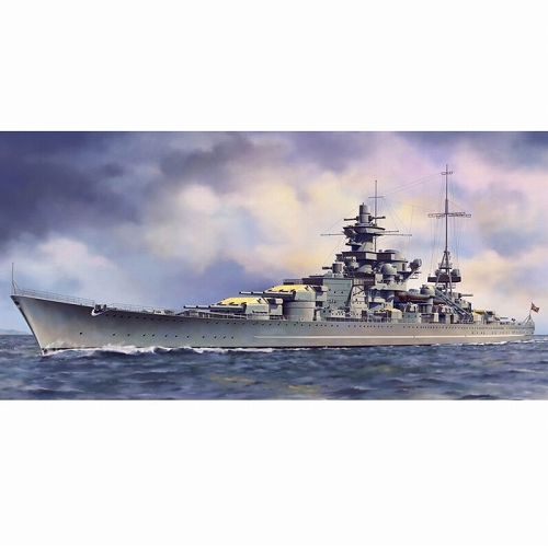 WW.II ドイツ海軍 巡洋戦艦 シャルンホルスト 1/350 プラモデルキット DR1036