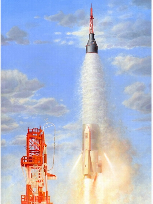 マーキュリー・アトラス ロケット 1/72 プラモデルキット HM2002