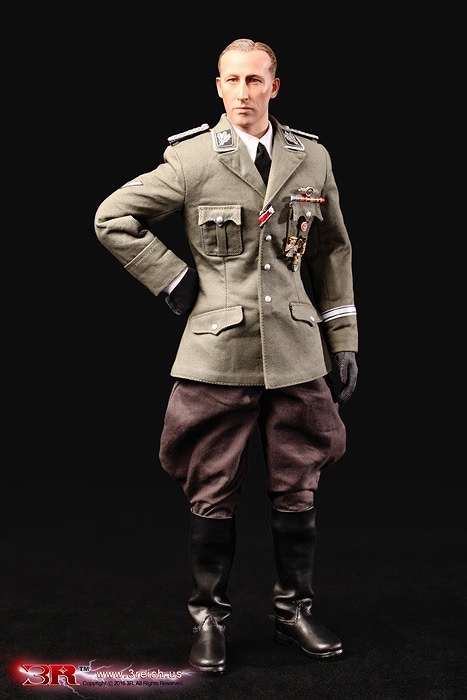ドイツ軍 武装親衛隊大将 ラインハルト・ハイドリヒ 1/6 アクションフィギュア GM633 - イメージ画像