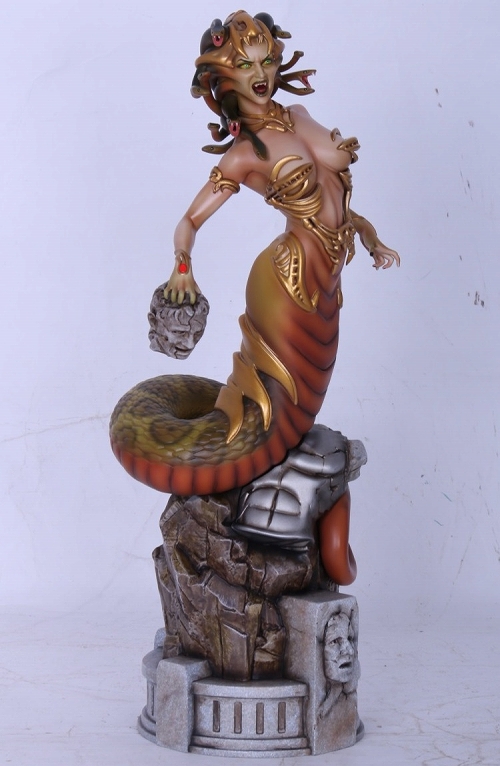 Medusa Snake Tail Statue