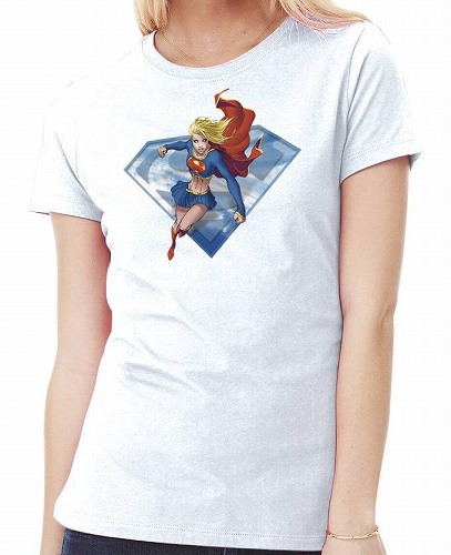 SUPERGIRL BY TURNER WOMENS T/S MED/ FEB162305