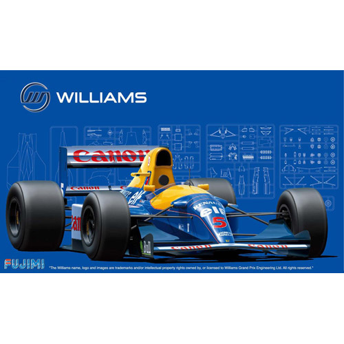 1/20 グランプリシリーズ/ no.5 ウィリアムズ FW14B 1992 1/20 プラモデルキット GP-5