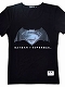 バットマン vs スーパーマン ジャスティスの誕生/ シンプル ロゴ Ｔシャツ ブラック サイズ44/サイズS