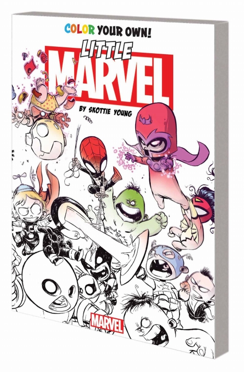 COLOR YOUR OWN LITTLE MARVEL BY SKOTTIE YOUNG TP/ MAR160943