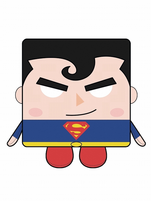 KAWAII カワイイ/ DCコミックス: スーパーマン ラージ キューブ プラッシュ - イメージ画像