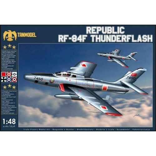 リパブリック RF-84F サンダーフラッシュ 1/72 プラモデルキット TAN2201 - イメージ画像