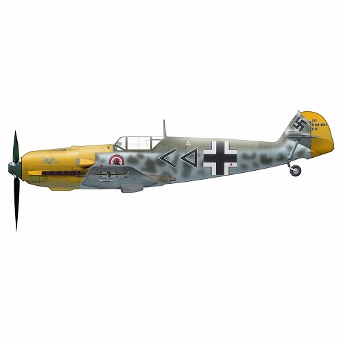 Bf-109E-4 メッサーシュミット ハンス・ハーン 1/48 HA8701
