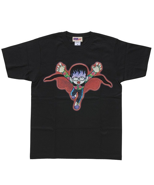 MLE/ 魔太郎がくる！！: 魔太郎 Tシャツ Dタイプ 黒 Lサイズ
