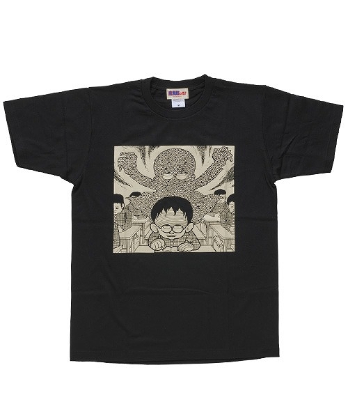 MLE/ 魔太郎がくる！！: 魔太郎 Tシャツ Eタイプ 黒 Lサイズ