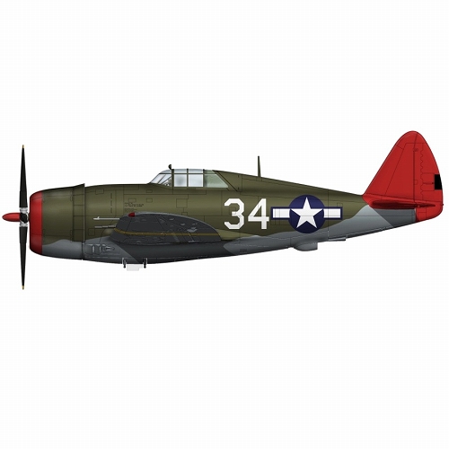 P-47D サンダーボルト タスキーギ 1/48 HA8454