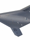 アメリカ海軍 無人爆撃機 X-47B 飛行状態 スタンド付属 1/12 プラモデルキット AC-18