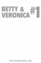 BETTY & VERONICA #1 CVR Y VAR BLANK SKETCH/ MAY161128