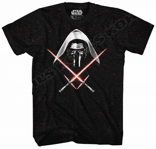 SW E7 KYLO BLADES BLACK RED CONFETTI T/S MED / MAY162287
