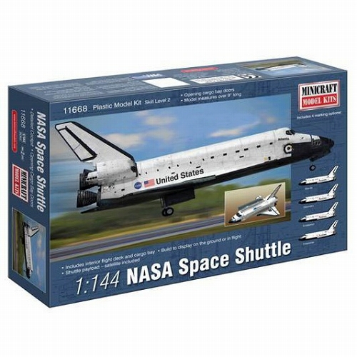 【再入荷】NASA スペースシャトル 1/144 プラモデルキット MC11668
