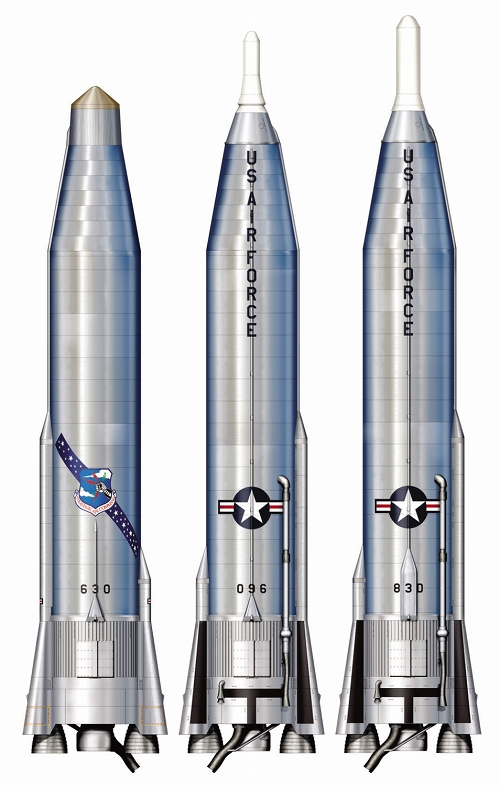 アメリカ空軍 ICBM コンベア SM-65D アトラス 1/72 プラモデルキット